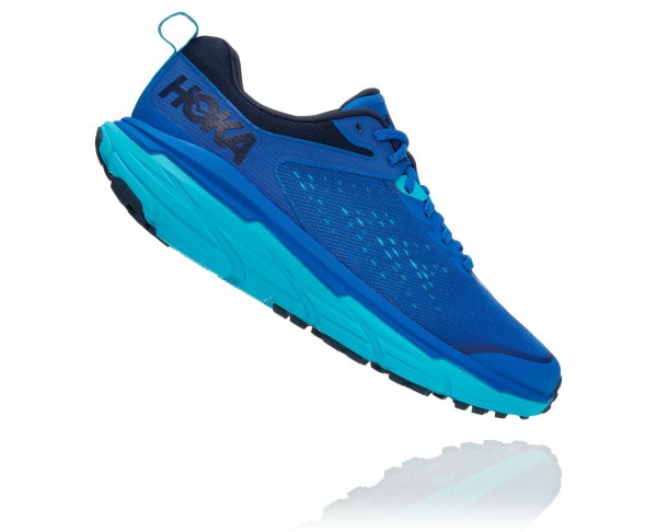 Hoka One One Challenger ATR 6 Mens UK - Blue Trail Running Shoes - ZOHSW6874